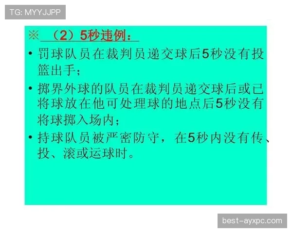 篮球规则：如何判定发球五秒违例？